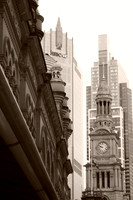 old and new Sydney - Queen Victoria building