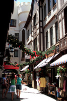 christmas decorations in downtown perth