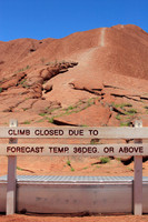 climb closed due to a high temperature of 38C