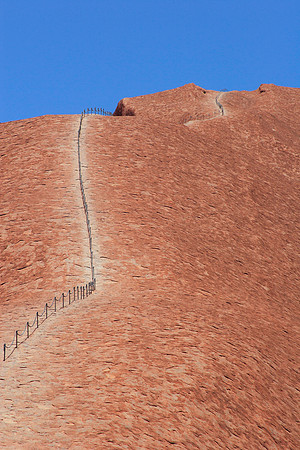 rock climb path