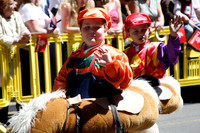 young participants in the melbourne cup parade
