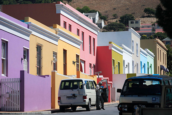the colorful bo-kapp area of cape town