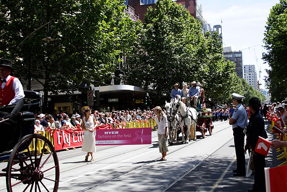 melbourne cup parade