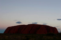 ayers rock at 7:17 pm