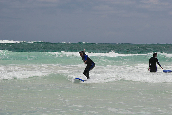 successfully surfing!