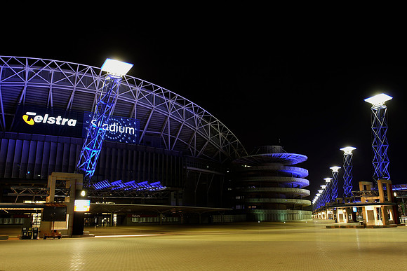 Telstra stadium in Olympic Park