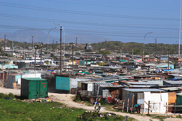 typical poor section of a township