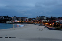 Coogee beach at dusk