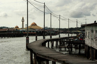 water village which was the first settlement in brunei over 700 years ago