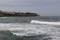 surfers at Bondi beach