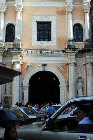 outside san augustin church (wedding inside so couldn't go in)
