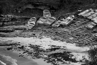 boat launch at one of the many coves along the coast from Bondi beach to Coogee beach
