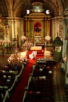 wedding inside san agustin church (we could see from upstairs in the museum)