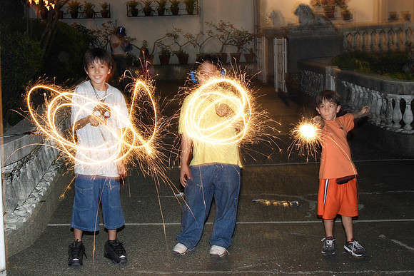jay's nephews having a good time on new years eve