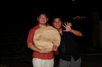 jay and brother oliver with 3000 rounds of fire crackers