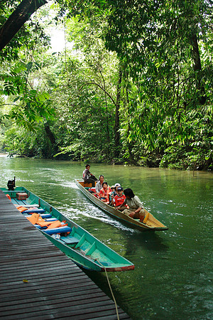 arriving at young lady and clearwater caves