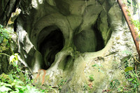 natural rock formation that looks like a skull and is said to be haunted. we didn't see anything out of the oridinary