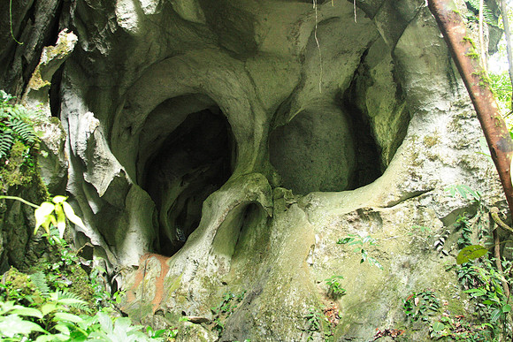 natural rock formation that looks like a skull and is said to be haunted. we didn't see anything out of the oridinary