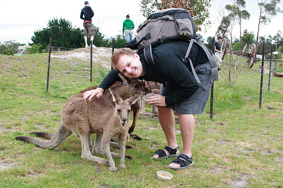 rick and his kangaro buddies