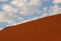 walking along dune 45