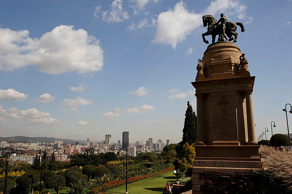 union buildings and gardens in pretoria