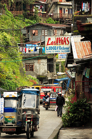 local street in banahue